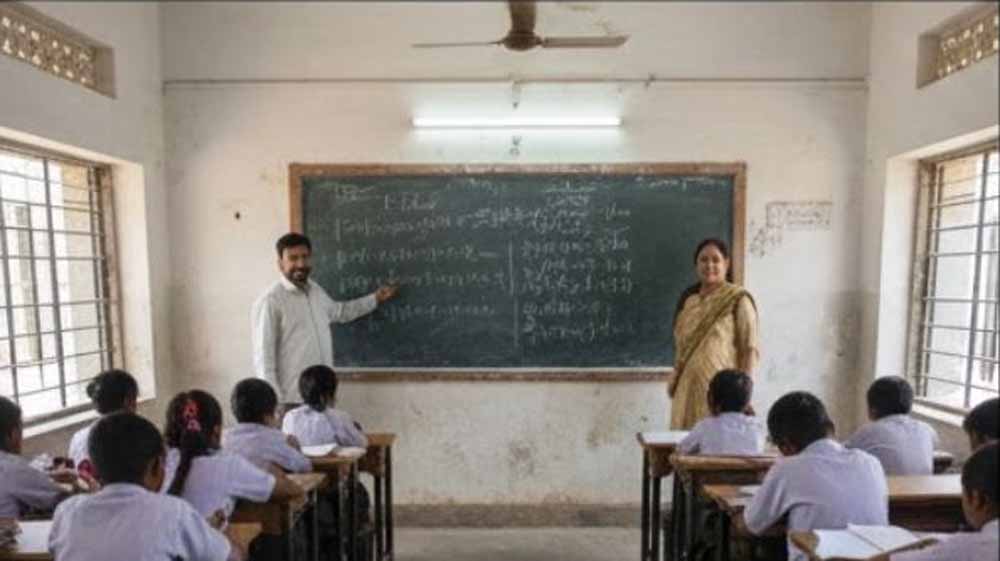 निगरानी फेल! चार कमरों में बेखौफ चलती रही नकल, शिक्षक बने मददगार