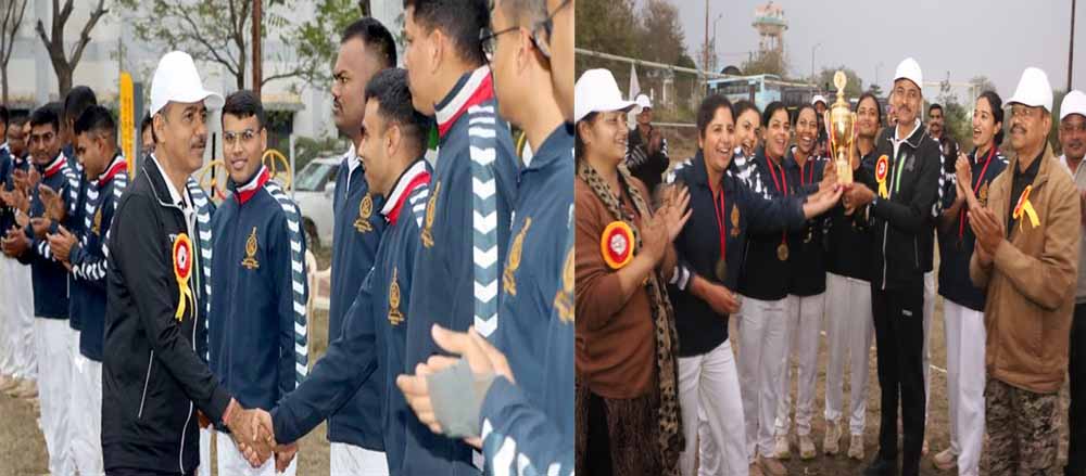 मध्यप्रदेश पुलिस अकादमी भोपाल में प्रशिक्षु उप पुलिस अधीक्षकों के बीच मैत्री वॉलीबाल मैच आयोजित