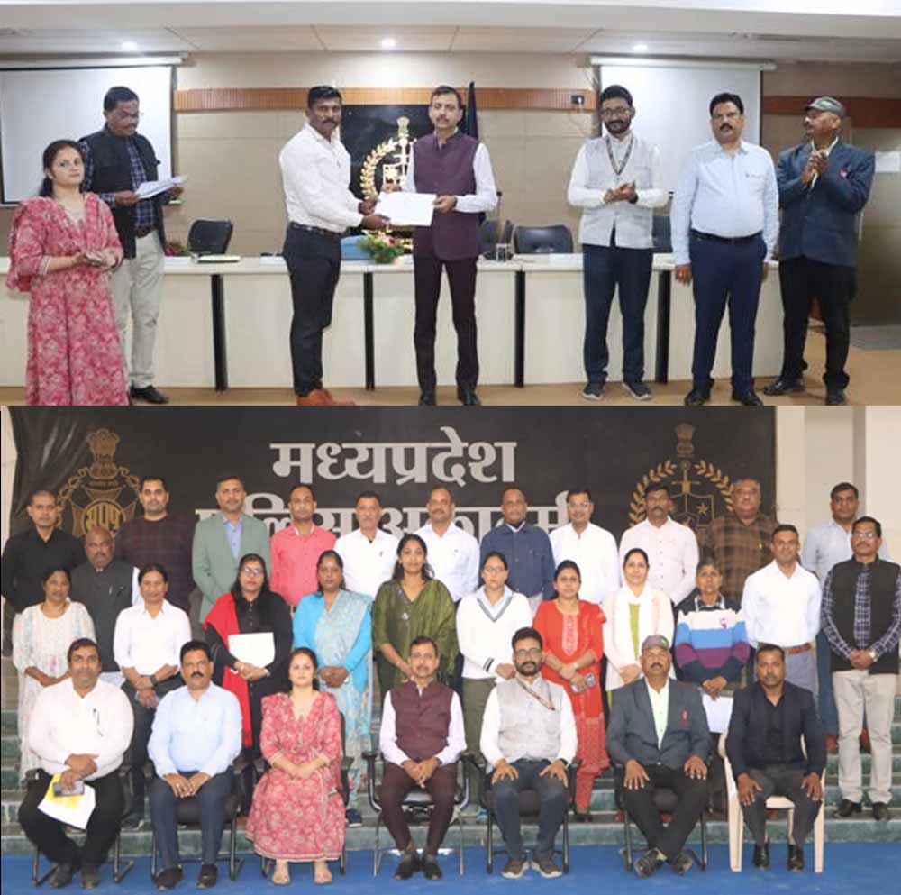 पुलिस अधिकारियों की विधिक दक्षता बढ़ाने के लिये मध्‍यप्रदेश पुलिस अकादमी भोपाल में 2 दिवसीय सेमिनार संपन्न