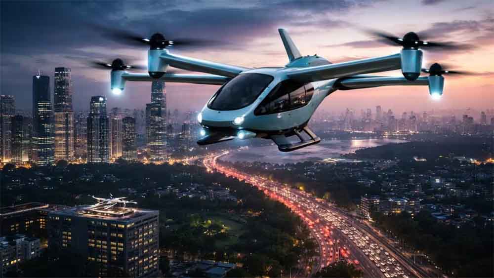 अब आसमान में दौड़ेगी टैक्सी! AI समिट में भारत की एयर टैक्सी का डेमो, मिनटों में लंबी दूरी तय