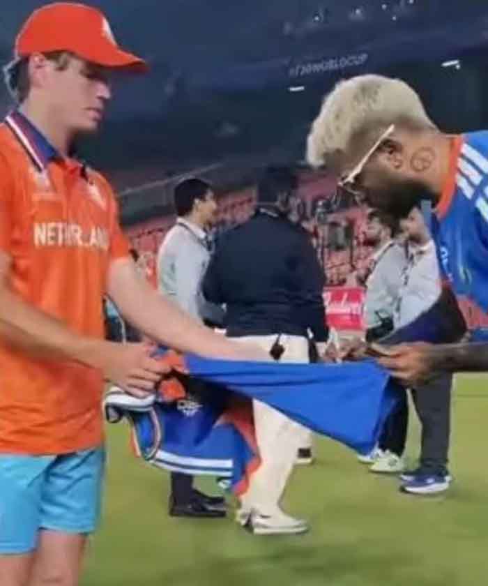 जब हार्दिक पांड्या ने दिया खास तोहफा, भावुक होकर रो पड़ा नीदरलैंड का क्रिकेटर