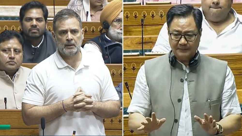 सदन में सियासी संग्राम: देश की छवि पर बयान को लेकर राहुल गांधी घिरे, मंत्री ने लगाई फटकार