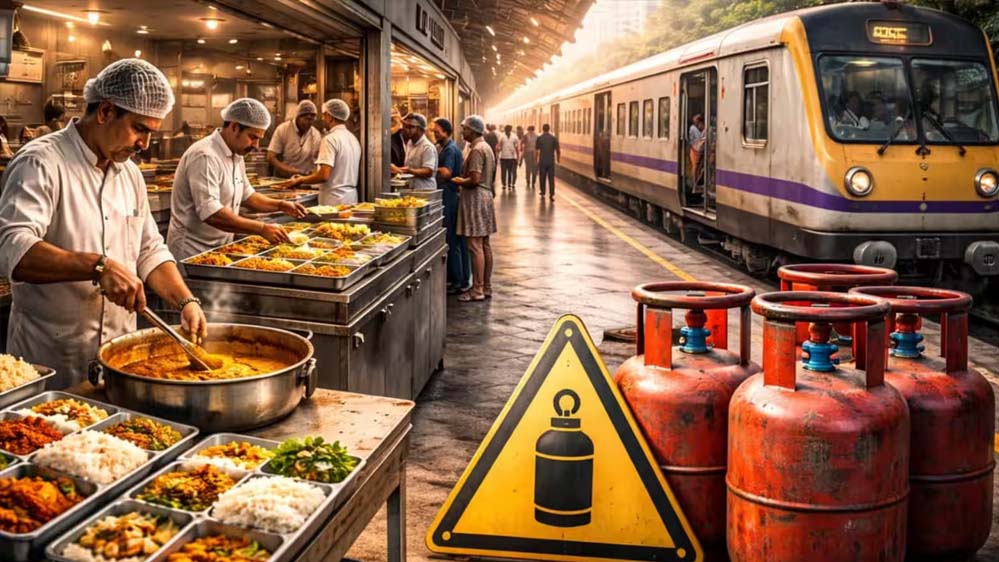 LPG संकट की संभावना, IRCTC ने ट्रेनों में इंडक्शन व रेडी-टू-ईट फूड की वैकल्पिक व्यवस्था की, WCR में 25 क्लस्टर किचन शुरू