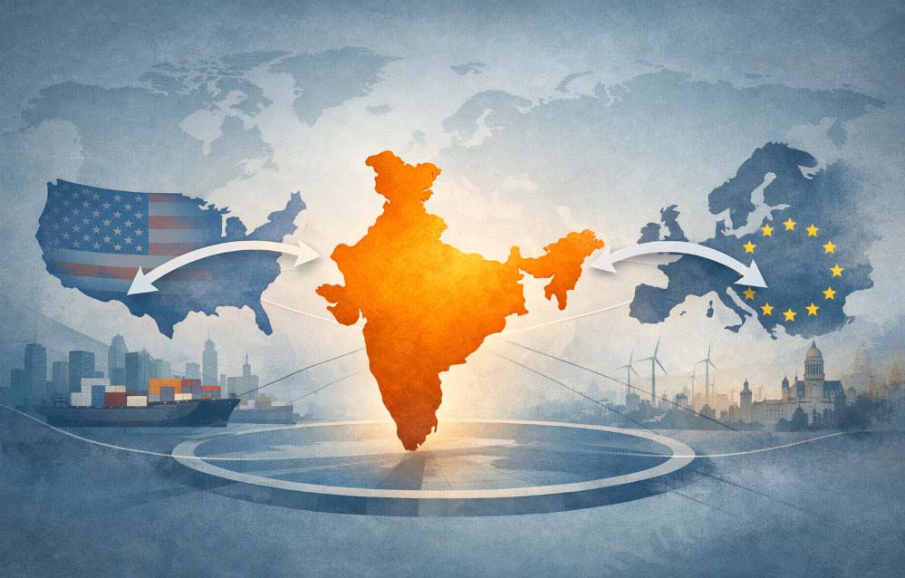 भारत का व्यापारिक घाटा फरवरी में घटकर 27.1 अरब डॉलर, दर्ज की गई गिरावट