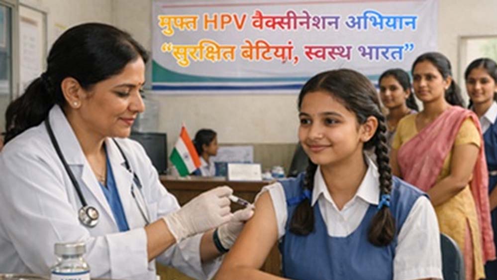एचपीवी टीकाकरण अभियान: मध्यप्रदेश में 14 वर्ष की एक लाख से अधिक बालिकाओं का टीकाकरण हुआ पूरा