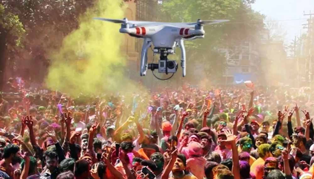 होली शांतिपूर्ण बनाने की तैयारी: रायगढ़ में ड्रोन सर्विलांस, 400 जवान तैनात