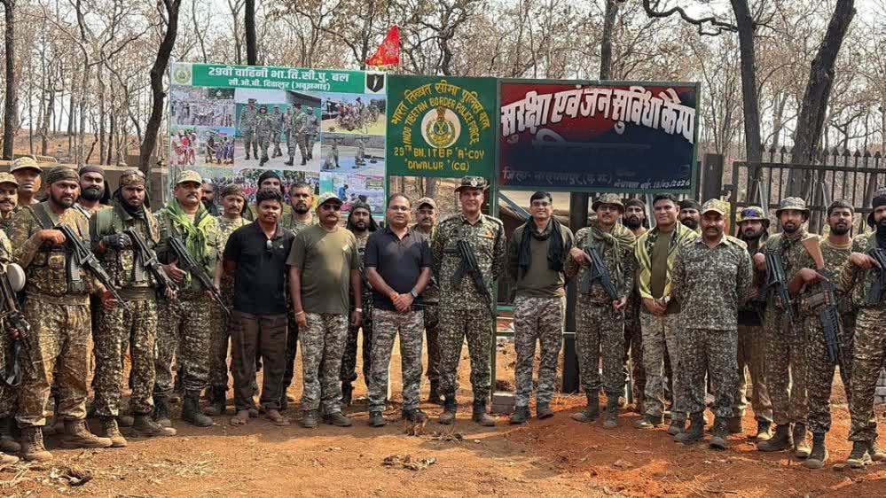 माओवादियों के गढ़ कुमनार में पुलिस ने लगाया अंतिम सुरक्षा कैंप, क्षेत्र में बढ़ी सुरक्षा