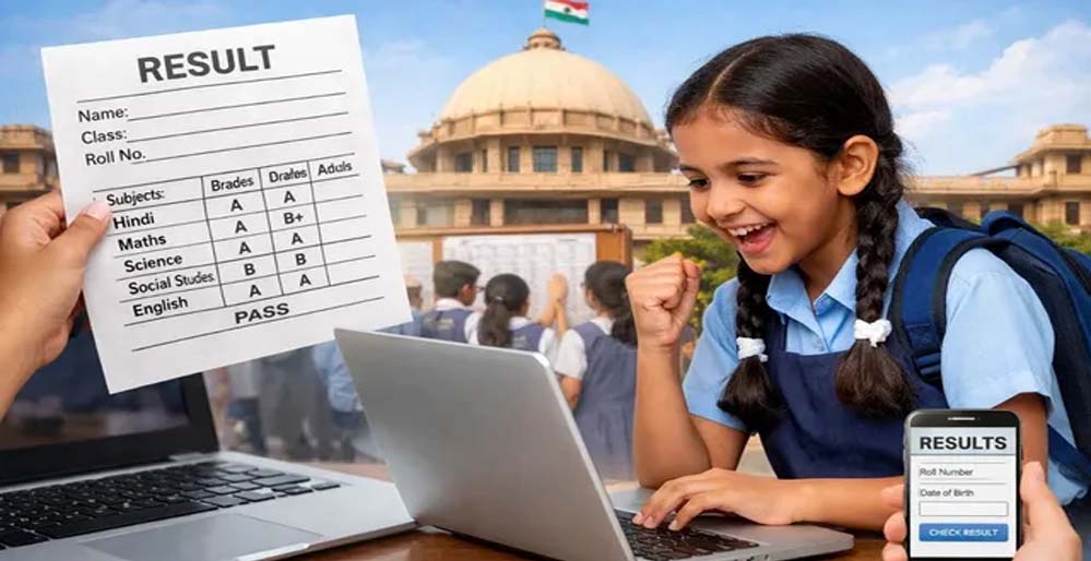 MP में 5वीं और 8वीं का रिजल्ट: 5वीं में 95.14% और 8वीं में 93.83% पास, बेटियों ने जीती बाजी