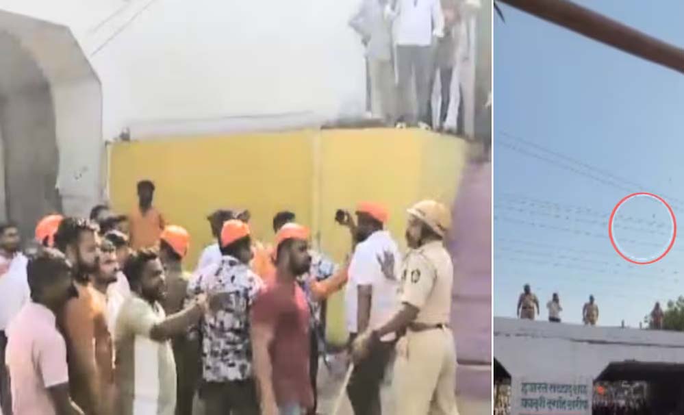 महाराष्ट्र के अहिल्यनगर में रामनवमी जुलूस पर हमला, पथराव में कई घायल, 10-12 पर FIR