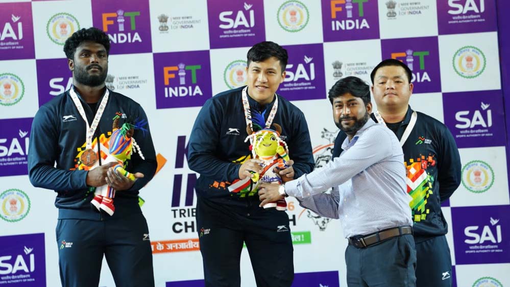 रुबा ताडु ने पुरुष 88 किग्रा वर्ग में अरुणाचल को दिलाया गोल्ड, बने चैंपियन