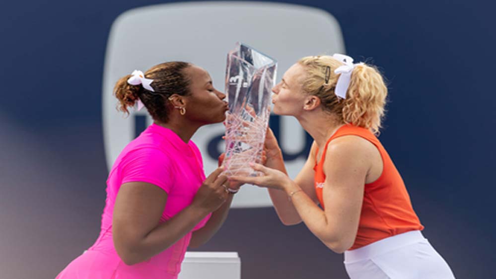 टेलर और कैटरीना की जोड़ी ने मियामी ओपन महिला डबल्स में खिताब पर किया कब्जा