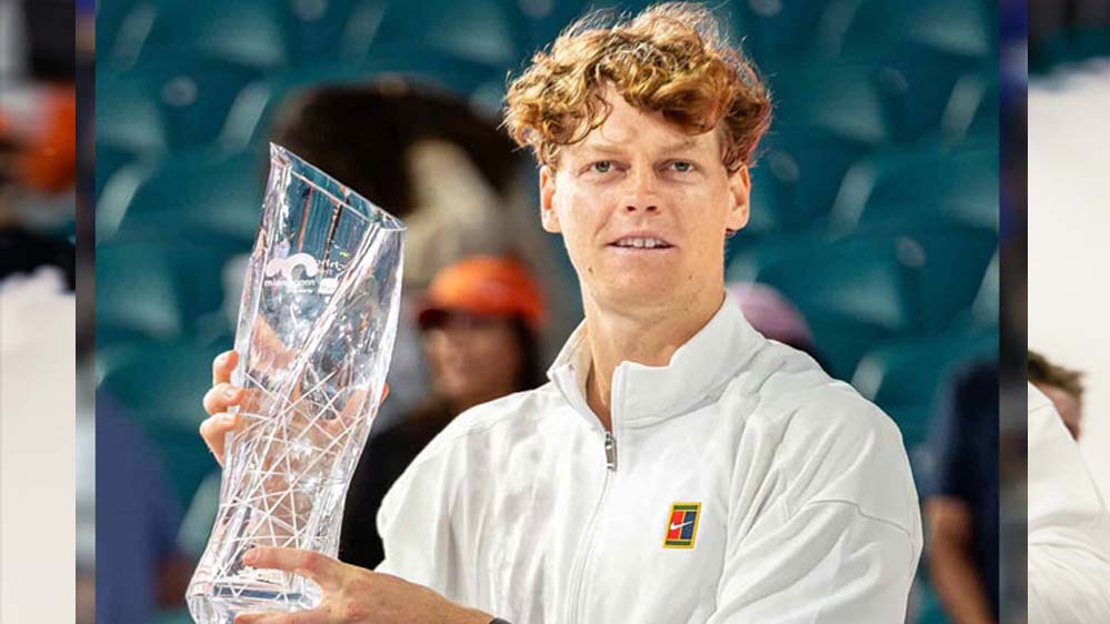 जैनिक सिनर ने मियामी ओपन फाइनल में जिरी लेhezulu को हराकर खिताब किया नाम