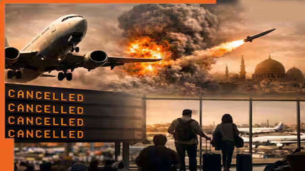 मिडिल ईस्ट संकट गहराया, भारत में 180 फ्लाइट्स रद्द; यात्रियों के लिए नई एडवाइजरी जारी