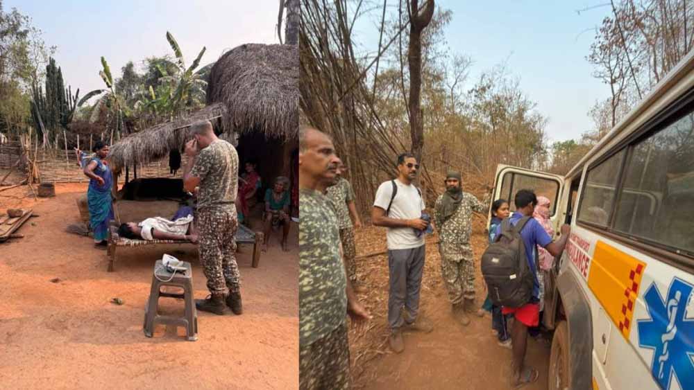 सलाम इन जांबाजों को: ITBP ने दिखाई इंसानियत, कंधों पर उठाकर गर्भवती महिला की बचाई जिंदगी