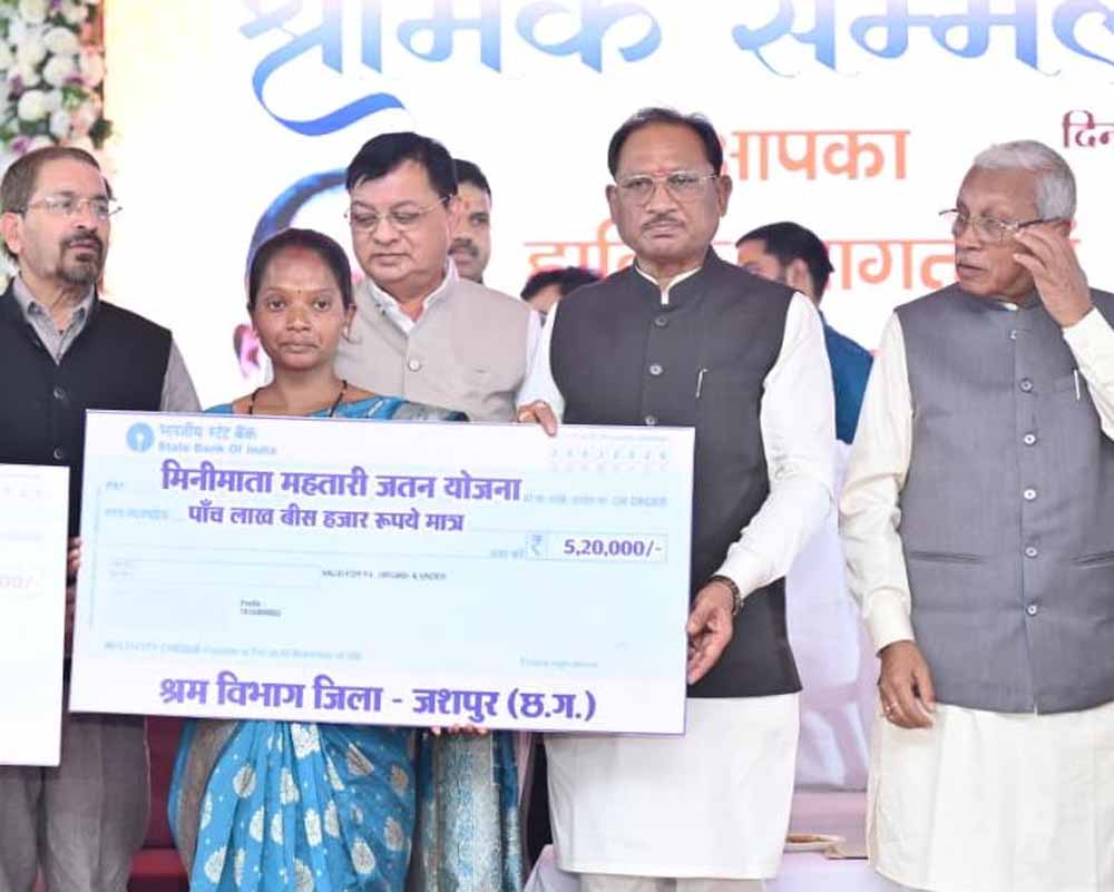 श्रमिकों की ताकत से बनेगा विकसित छत्तीसगढ़: CM विष्णु देव साय का बड़ा संदेश