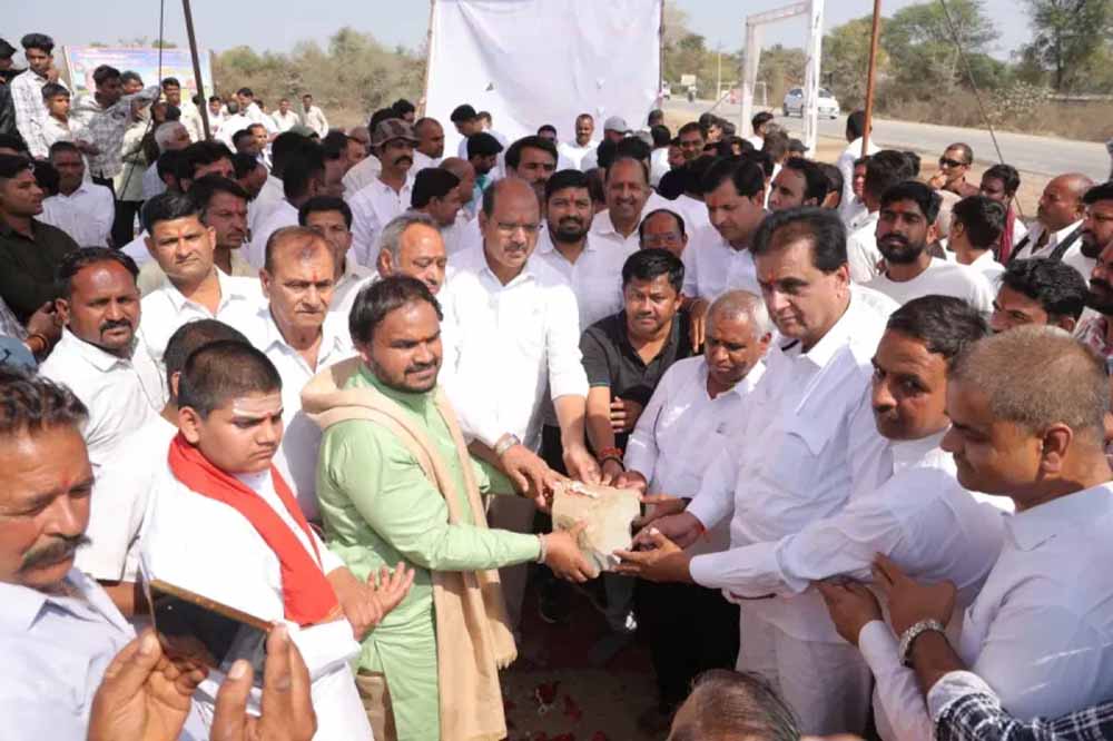 फोरलेन रोड का किया भूमि पूजन, सांवलिया सेठ की राह होगी और आसान