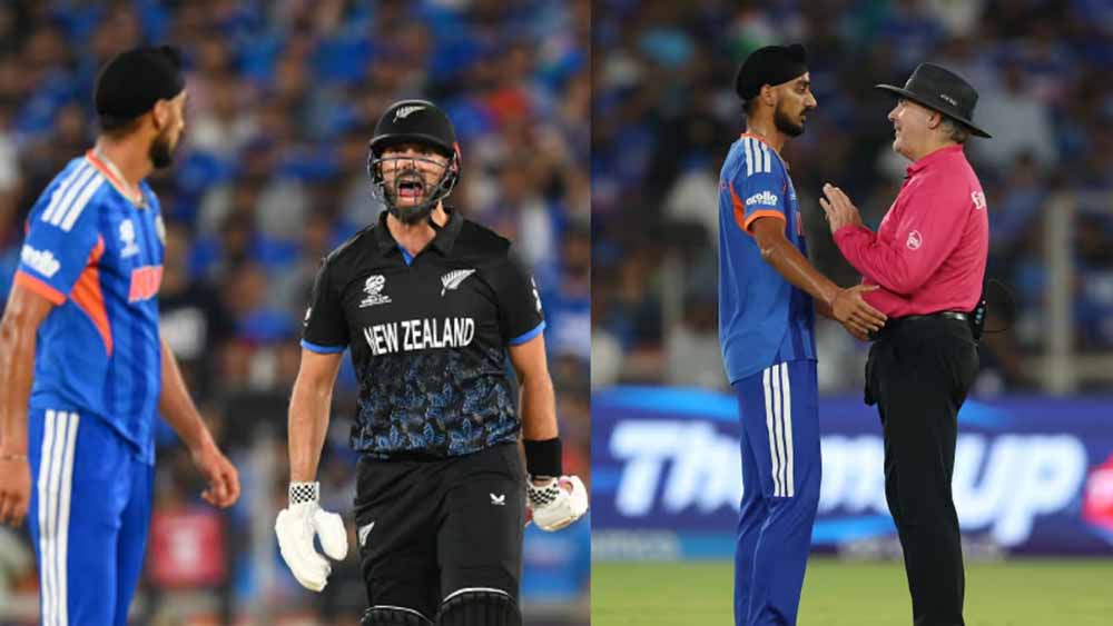 अर्शदीप सिंह की हरकत पर ICC सख्त, डेरिल मिचेल पर गेंद फेंकने के बाद लगा 15% जुर्माना