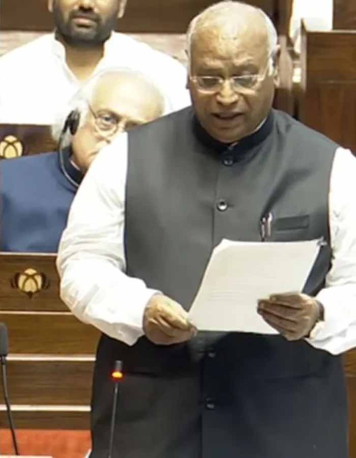 राज्यसभा में ऊर्जा संकट पर खड़गे की चिंता