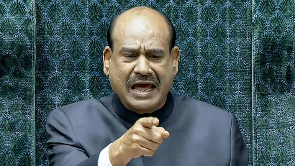 जितना पूछा जाए, उतना ही बताएं — मंत्री के लंबे जवाब पर ओम बिरला का सख्त रुख