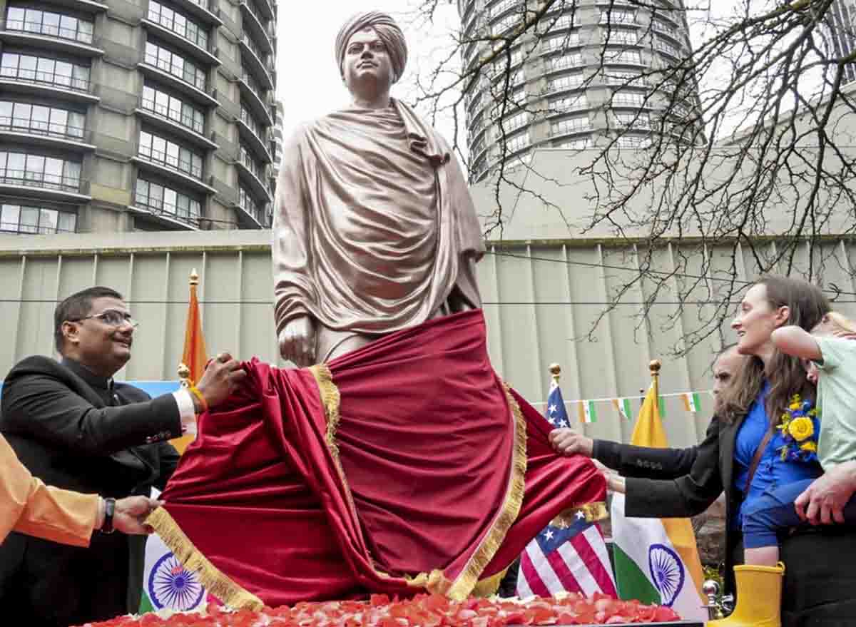 ICCR की पहल से सिएटल में विवेकानंद स्मारक का उद्घाटन, भारत-अमेरिका संबंधों को नई मजबूती