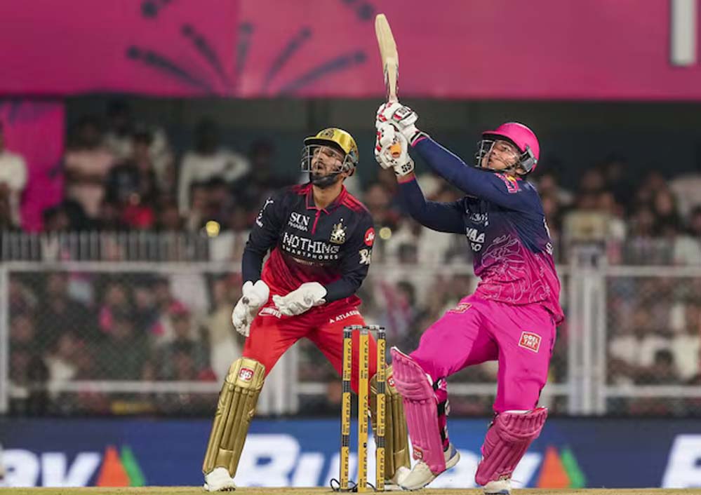 राजस्थान ने गुवाहाटी में आरसीबी को हराया, वैभव-जुरेल का चौका बना मैच का टर्निंग पॉइंट