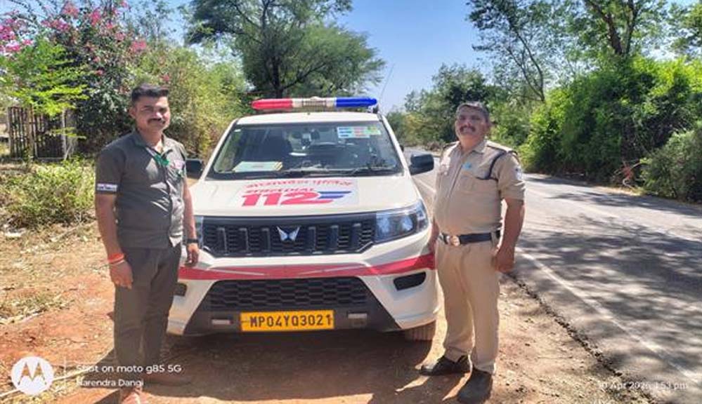 विदिशा में डायल-112 की तत्परता, सूखे कुएँ से बचाई गई नवजात बच्ची को अस्पताल में भर्ती किया