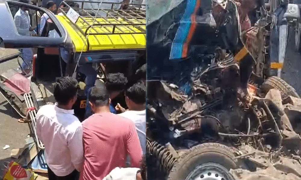 महाराष्ट्र के ठाणे में भीषण सड़क हादसा, 11 की मौत, 3 महिलाएं मृतक, 2 की हालत गंभीर