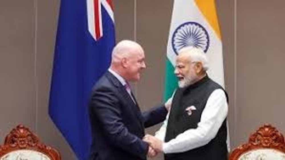 भारत-न्यूजीलैंड समझौत,5 अरब डॉलर व्यापार लक्ष्य की ओर कदम