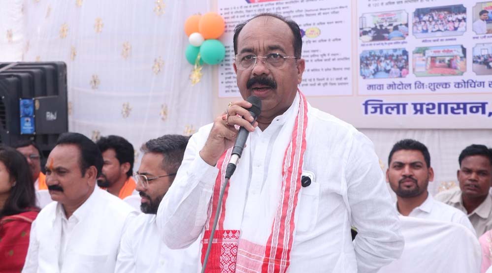 रायपुर में उप मुख्यमंत्री साव ने मावा मोदोल लाइब्रेरी चारामा का उद्घाटन किया