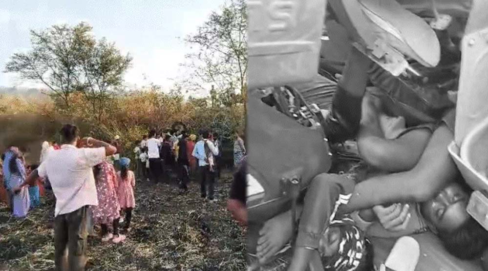 4 दोस्तों की मौत, गड्ढे में पलटा ट्रैक्टर; डिंडौरी से गिट्टी लेने अनूपपुर आए थे, शव जेसीबी से निकाले गए