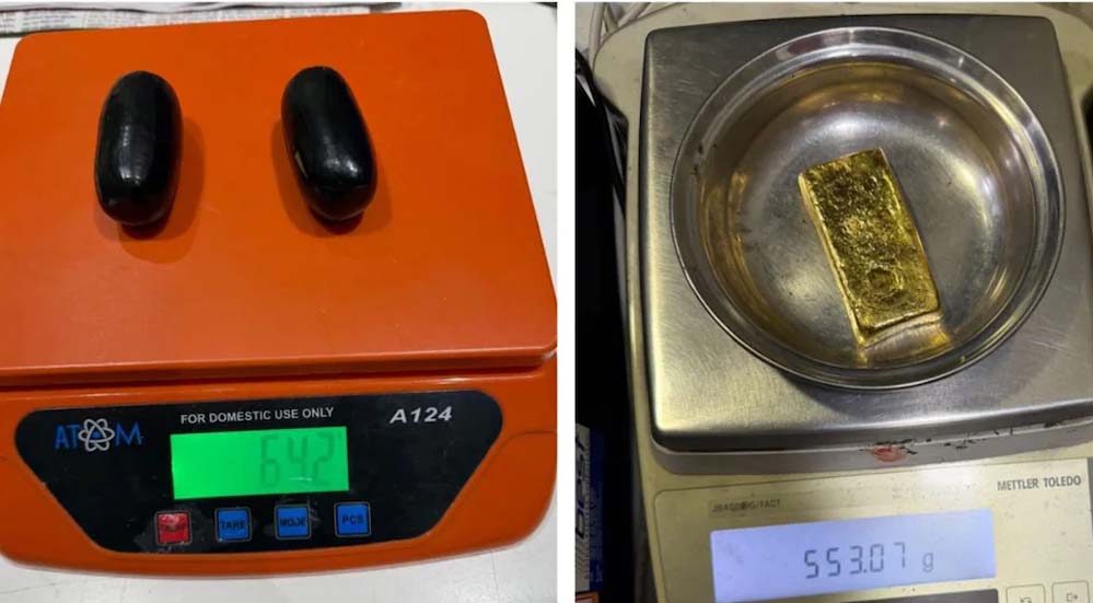 महिला के प्राइवेट पार्ट से सोने का कैप्सूल बरामद, 83 लाख की कीमत