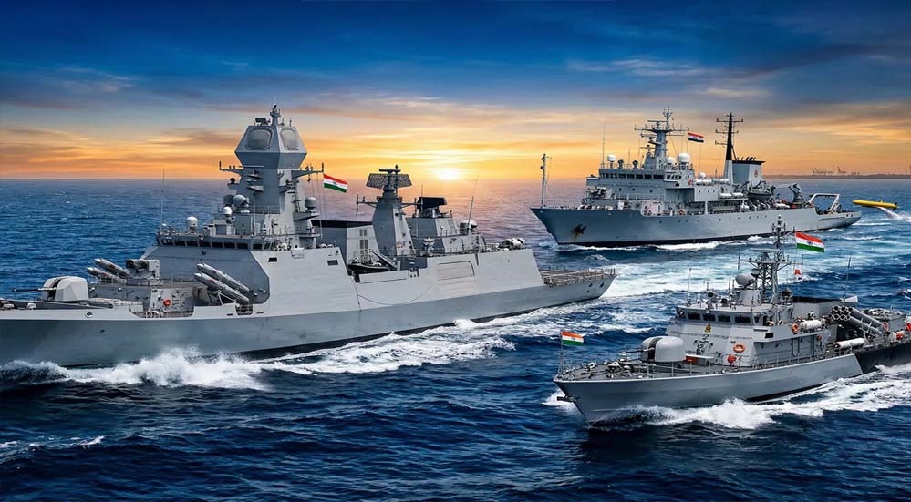 चीन के लिए खतरे की घंटी: भारतीय नौसेना को एक ही दिन में 3 ब्रह्मोस मिसाइल वाले जहाज मिले