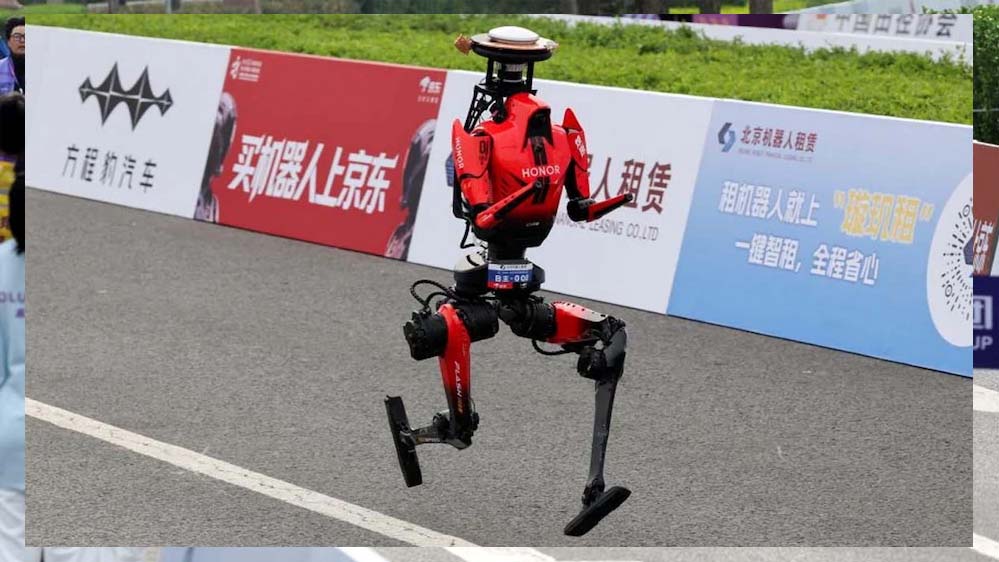 रोबोट ने 21 KM की हाफ मैराथन 50 मिनट 26 सेकेंड में पूरी की, इंसान का वर्ल्ड रिकॉर्ड हुआ टूट