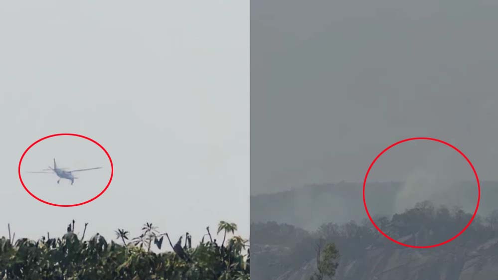 छत्तीसगढ़ में एयरक्राफ्ट का हादसा, पहाड़ी से टकराया, आग की लपटें दूर तक दिखाई दीं, पायलट-को-पायलट की मौत की संभावना
