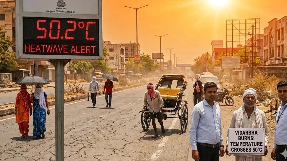 हीटवेव का अलर्ट, UP-MP में बढ़ी गर्मी; गोंदिया में ट्रैफिक सिग्नल बंद करने का निर्णय