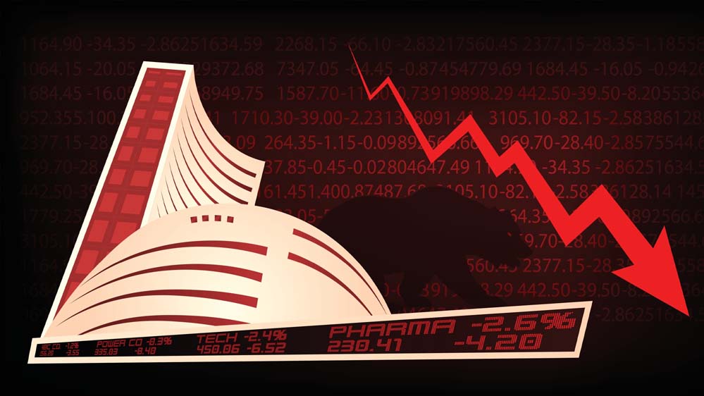 शेयर बाजार में गिरावट: होर्मुज पर तनाव, क्रूड में तेजी और IT शेयरों का गिरना, सेंसेक्स 755 अंक गिरा