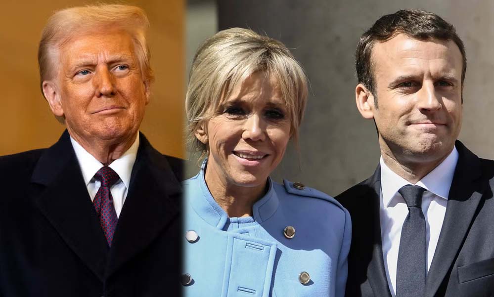 ट्रंप का विवादित बयान: मैक्रों की पत्नी संग बुरा बर्ताव करती हैं, फ्रांसीसी राष्ट्रपति का उड़ाया मजाक