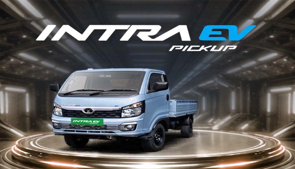 Tata Intra EV पिकअप ट्रक की लॉन्चिंग, 11.95 लाख रुपये में मिलेगी 211 किमी की रेंज