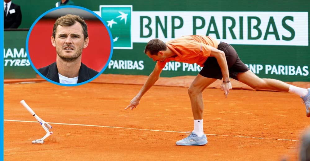 Daniil Medvedev का गुस्सा: 40 सेकंड में 7 रैकेट तोड़े, झेली सबसे शर्मनाक हार