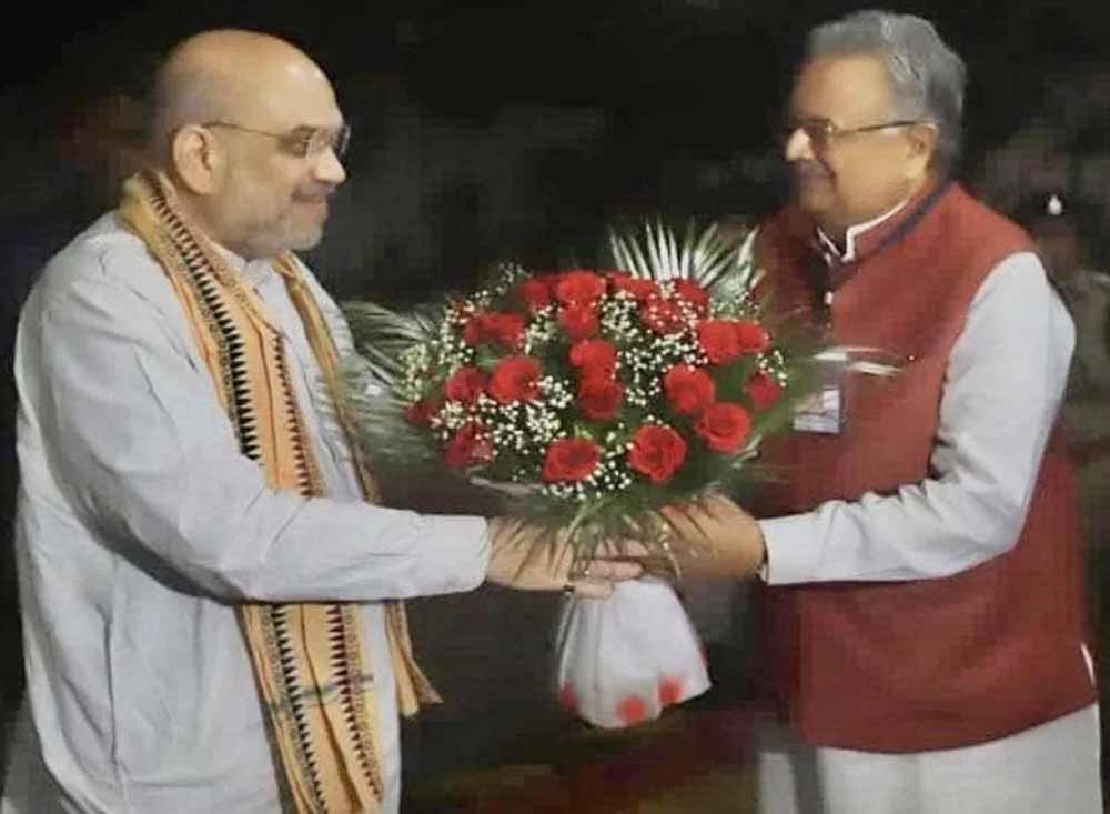 रमन सिंह का अमित शाह को पत्र, नक्सल मुक्ति अभियान को बताया ऐतिहासिक कदम