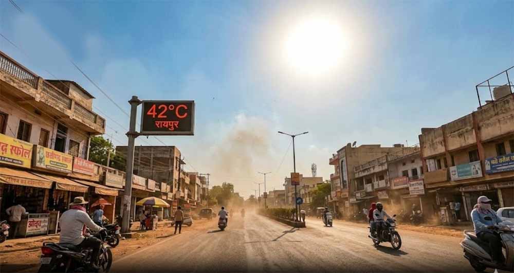 गर्मी का कहर आने वाला: छत्तीसगढ़ में 14 अप्रैल के बाद ग्रीष्म लहर का अलर्ट