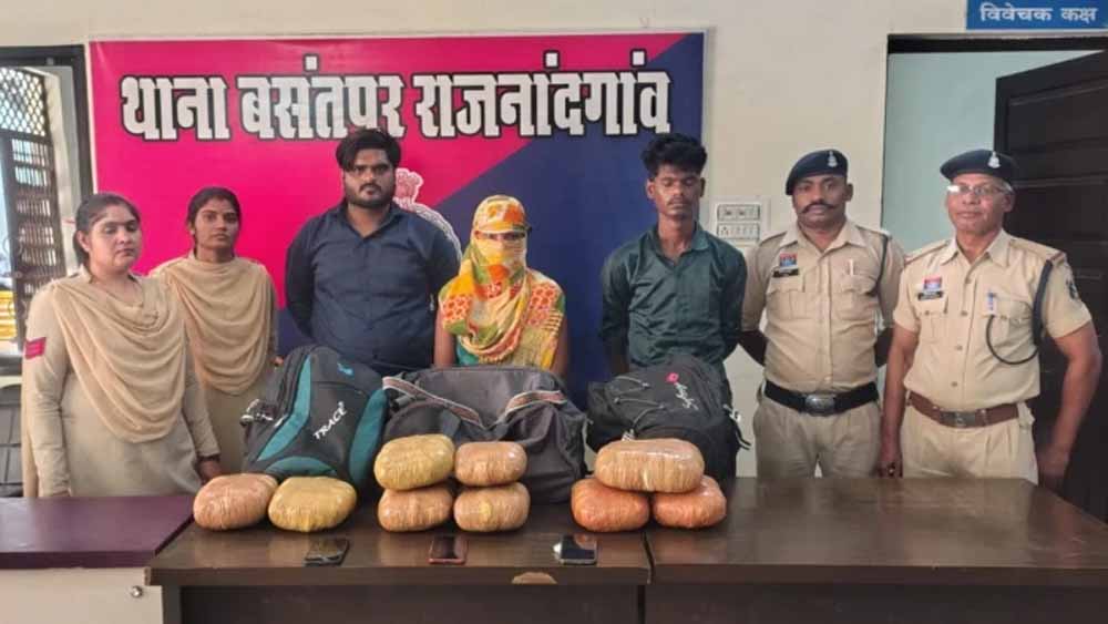 पुलिस की सख्ती से तस्करों की खुली पोल: 9 किलो गांजा के साथ तीन अंतर्राज्यीय आरोपी दबोचे गए