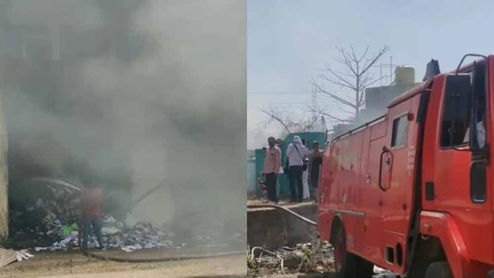 खंडवा में आग का कहर, वाणिज्यकर विभाग के कई जरूरी रिकॉर्ड जलकर राख