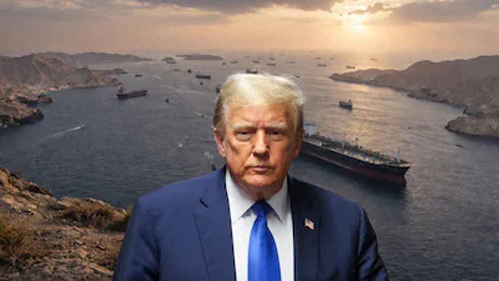 ईरान पर तीखा हमला: होर्मुज मुद्दे पर डोनाल्ड ट्रंप का सख्त संदेश—‘हम ब्लैकमेल नहीं होंगे’