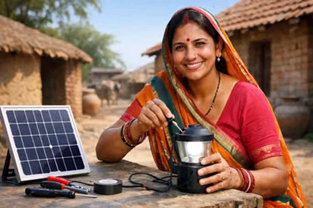 वाराणसी से शुरू हुआ सोलर मिशन, ग्रामीण महिलाओं को तकनीकी प्रशिक्षण