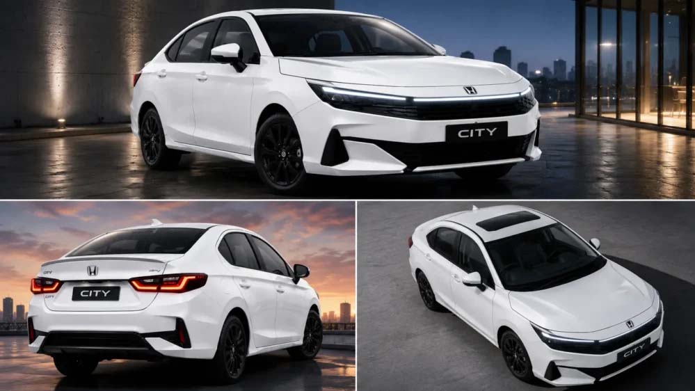 Honda City 2026 हुई लॉन्च, शानदार डिजाइन और हाइब्रिड टेक्नोलॉजी के साथ बाजार में धमाका