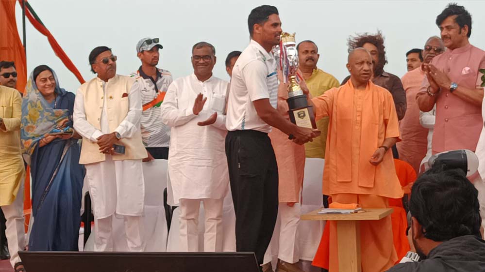 स्पोर्ट्स क्षेत्र में विकसित हुए बेहतरीन ईको सिस्टम का परिणाम है रामगढ़ताल: सीएम योगी