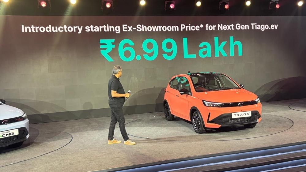 इलेक्ट्रिक कार खरीदने वालों के लिए खुशखबरी! Tata Tiago EV अब और किफायती, साथ में लाइफटाइम वारंटी