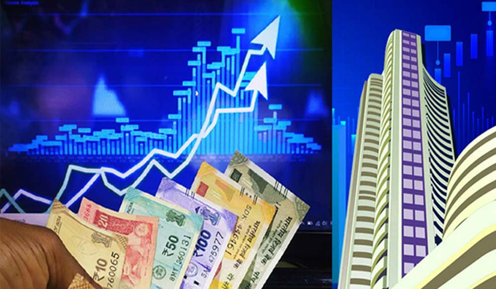 चुनावी नतीजों से शेयर बाजार में हलचल, सेंसेक्स900  अंक तक चढ़ा