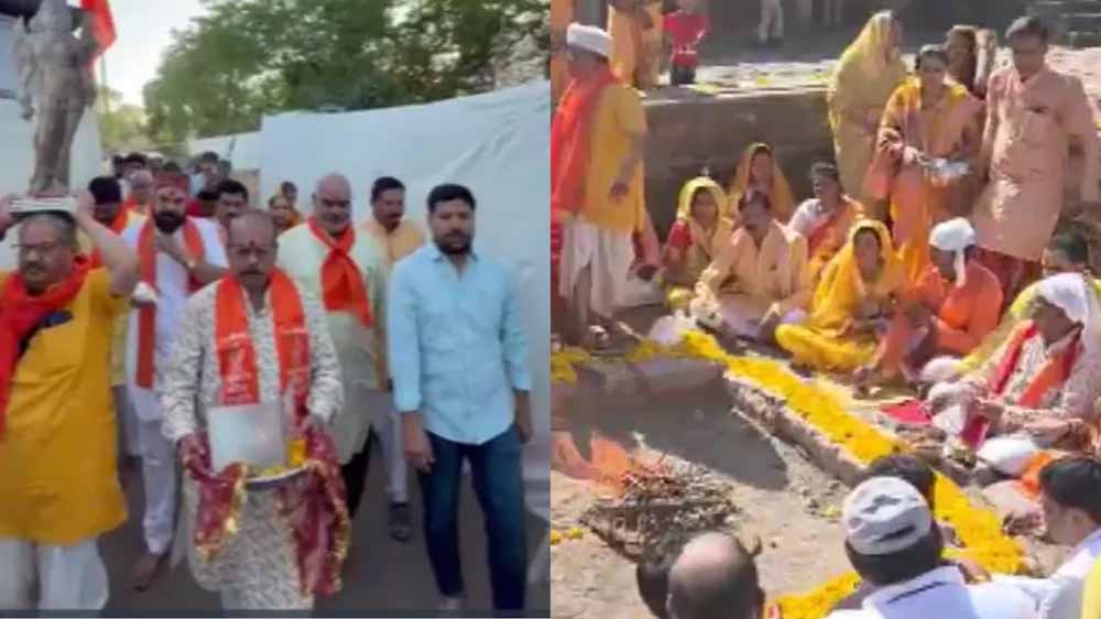 भोजशाला में महाआरती और पूजा शुरू, सुरक्षा के बीच उमड़ा श्रद्धालुओं का जनसैलाब